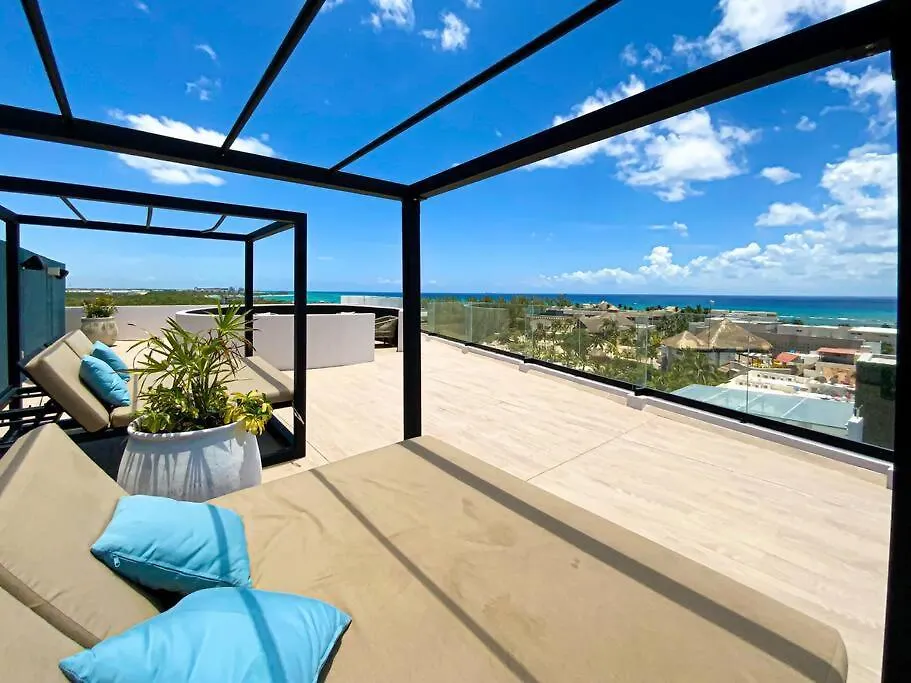 Beautiful + Luxury + Ocean View + Pool Apartment Playa del Carmen 0*,  Mexico