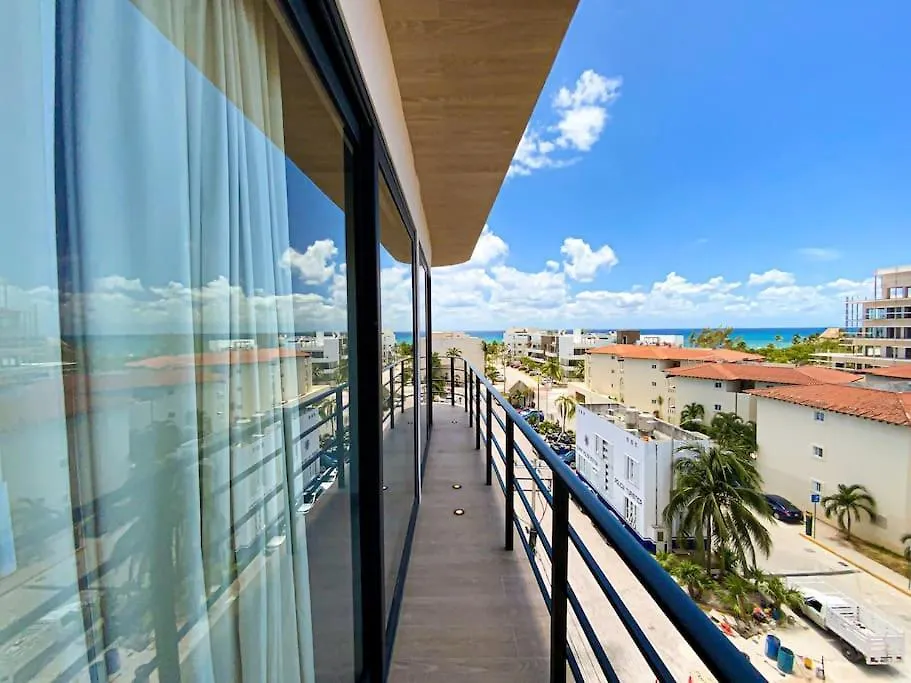 Beautiful + Luxury + Ocean View + Pool Apartment Playa del Carmen Mexico