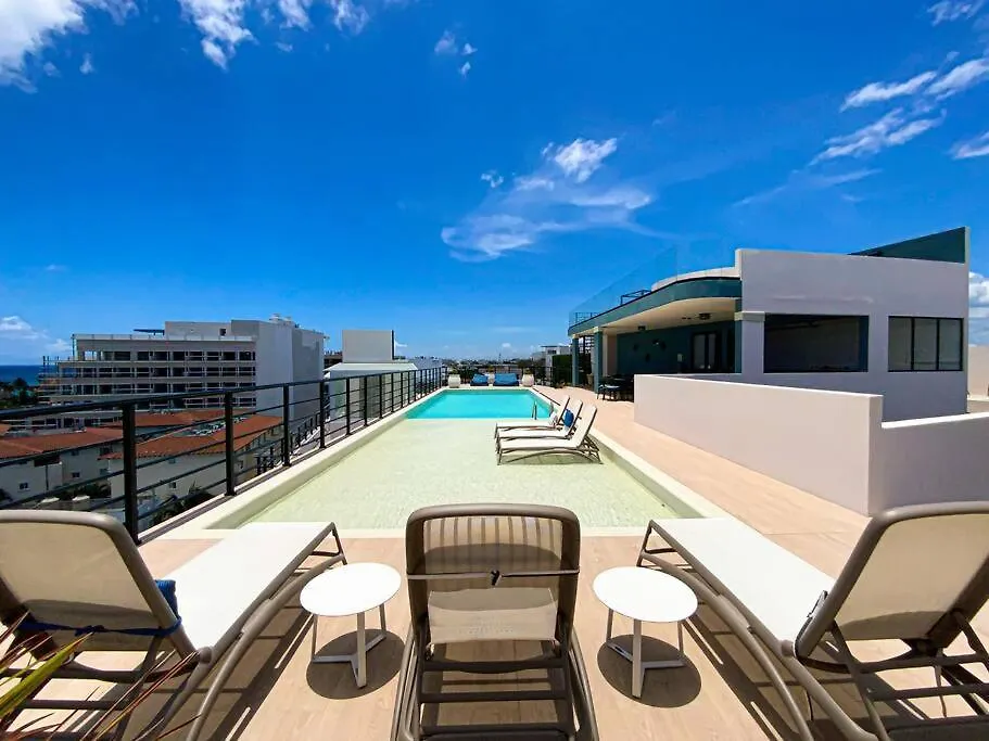 Beautiful + Luxury + Ocean View + Pool Apartment Playa del Carmen
