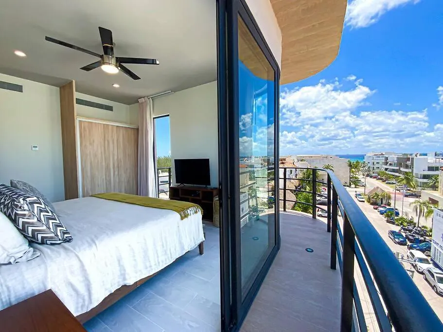 Beautiful + Luxury + Ocean View + Pool Apartment Playa del Carmen